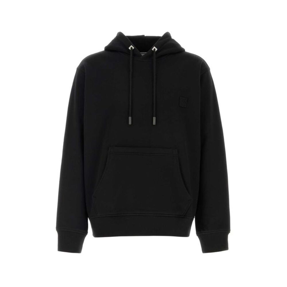 Wooyoungmi Men Black Cotton Sweatshirt